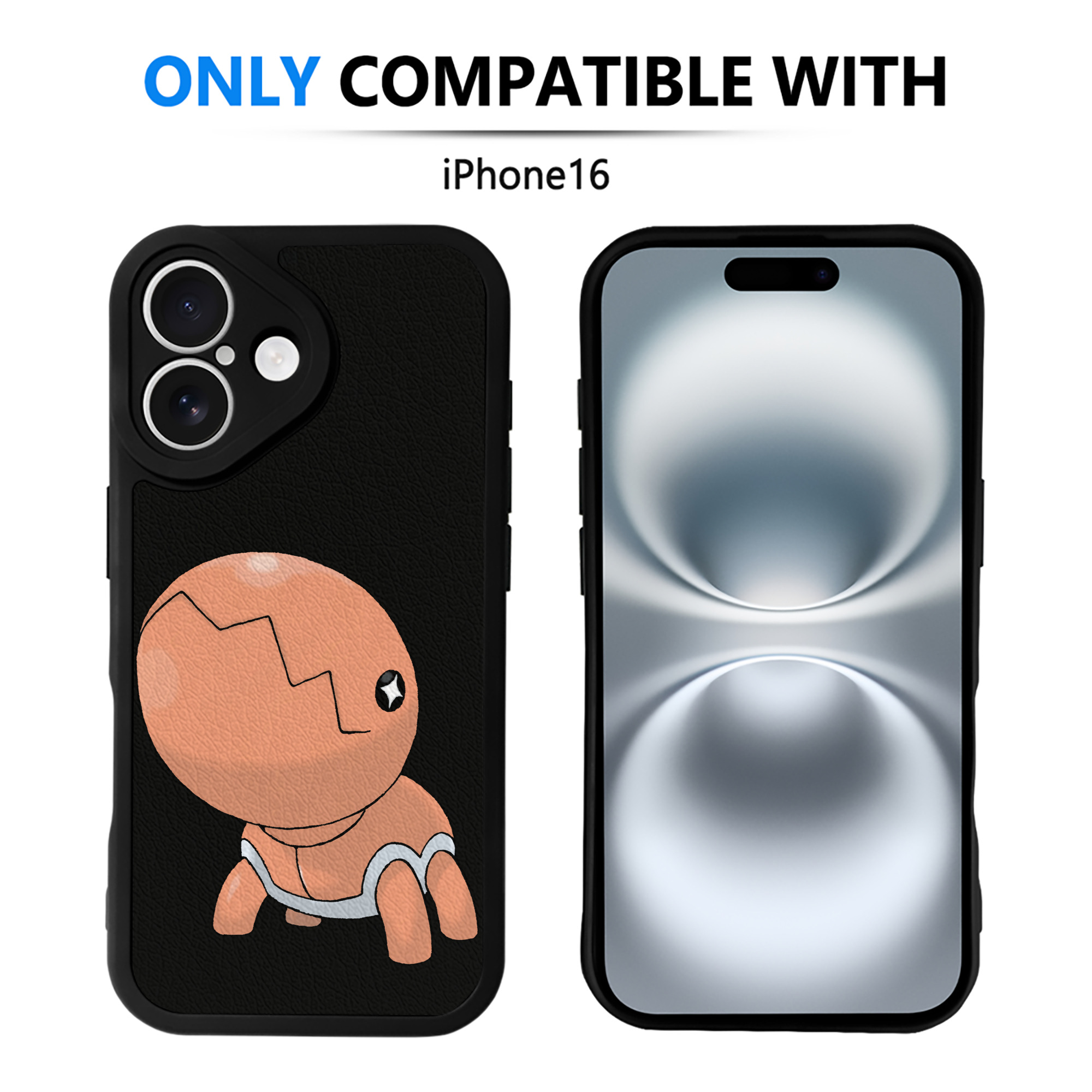 （画像用） ポケットモンスター Pokémon 【iPhone 16シリーズ対応】シリコンスマホケース（レザー調） 材質：シリコン